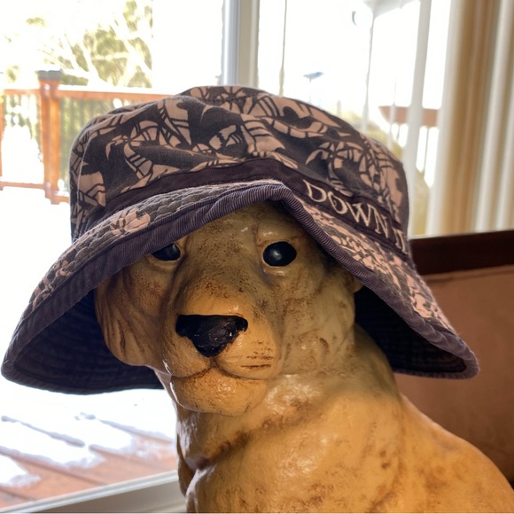 Blue/Pink Floral Tie Dye Bucket Hat - Picture 2 of 5